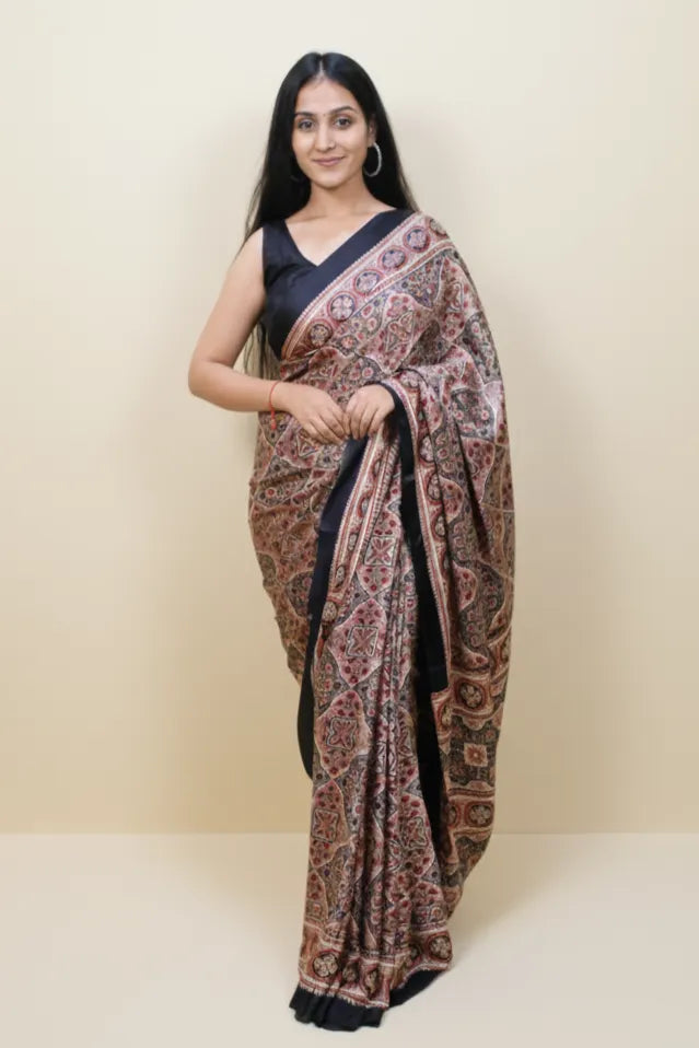 black saree 2